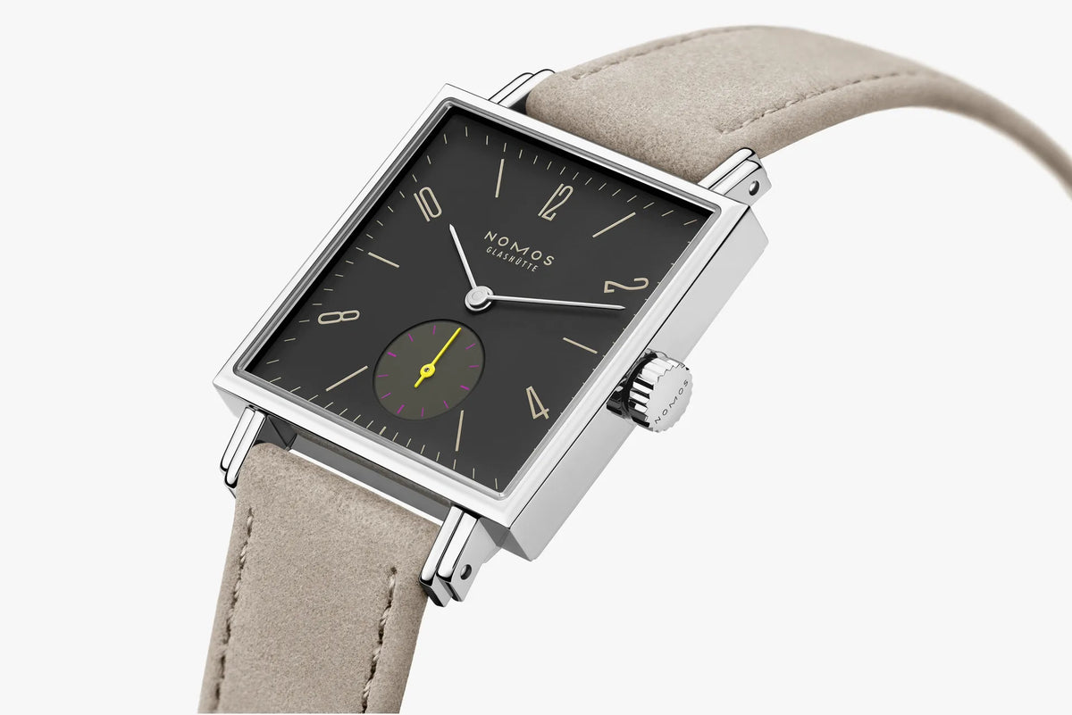 Nomos Tetra Basalt, Saphir, Handaufzug – Ansicht 2