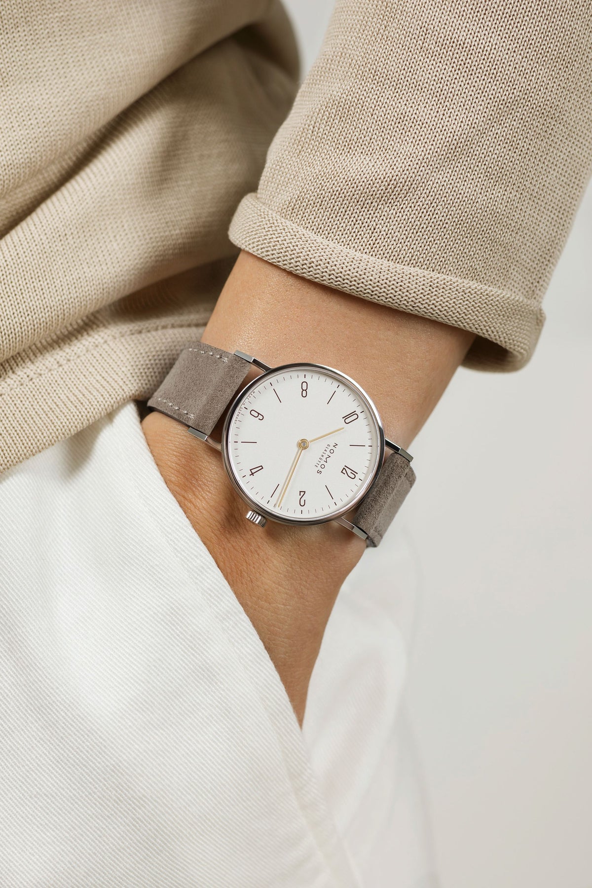 Nomos Tangente 33 Duo Stahlboden – Ansicht 5