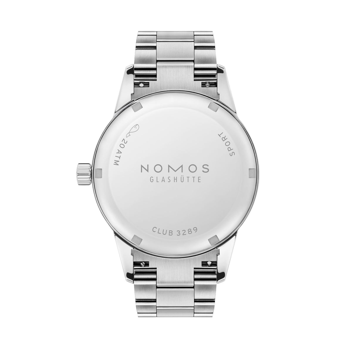 Nomos Club Sport neomatik petrol Stahlboden – Ansicht 4
