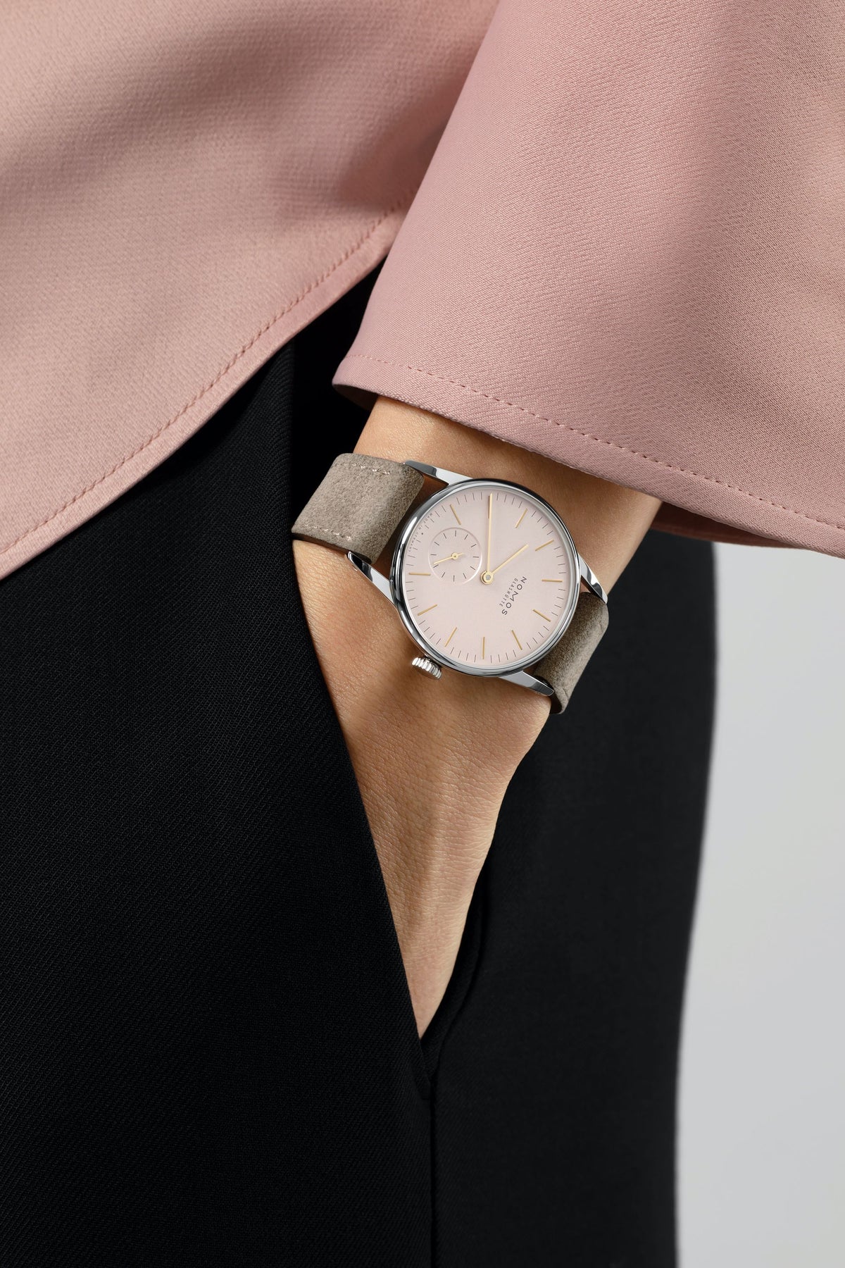 Nomos Orion 33 rosé Stahlboden – Ansicht 4