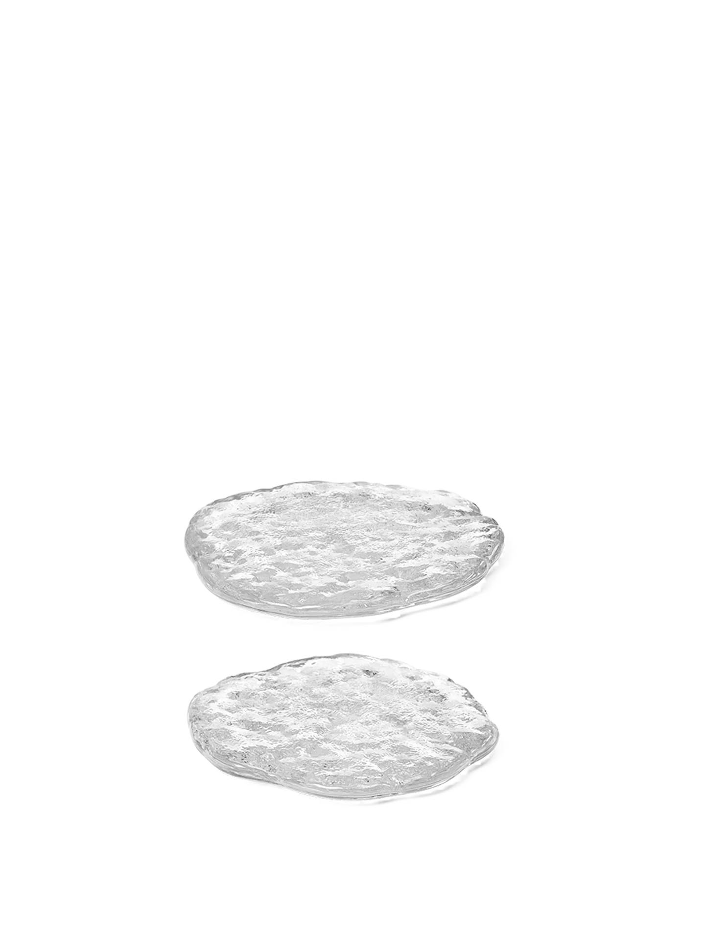 Momento Glass Stones - S - Set of 2 - Clear