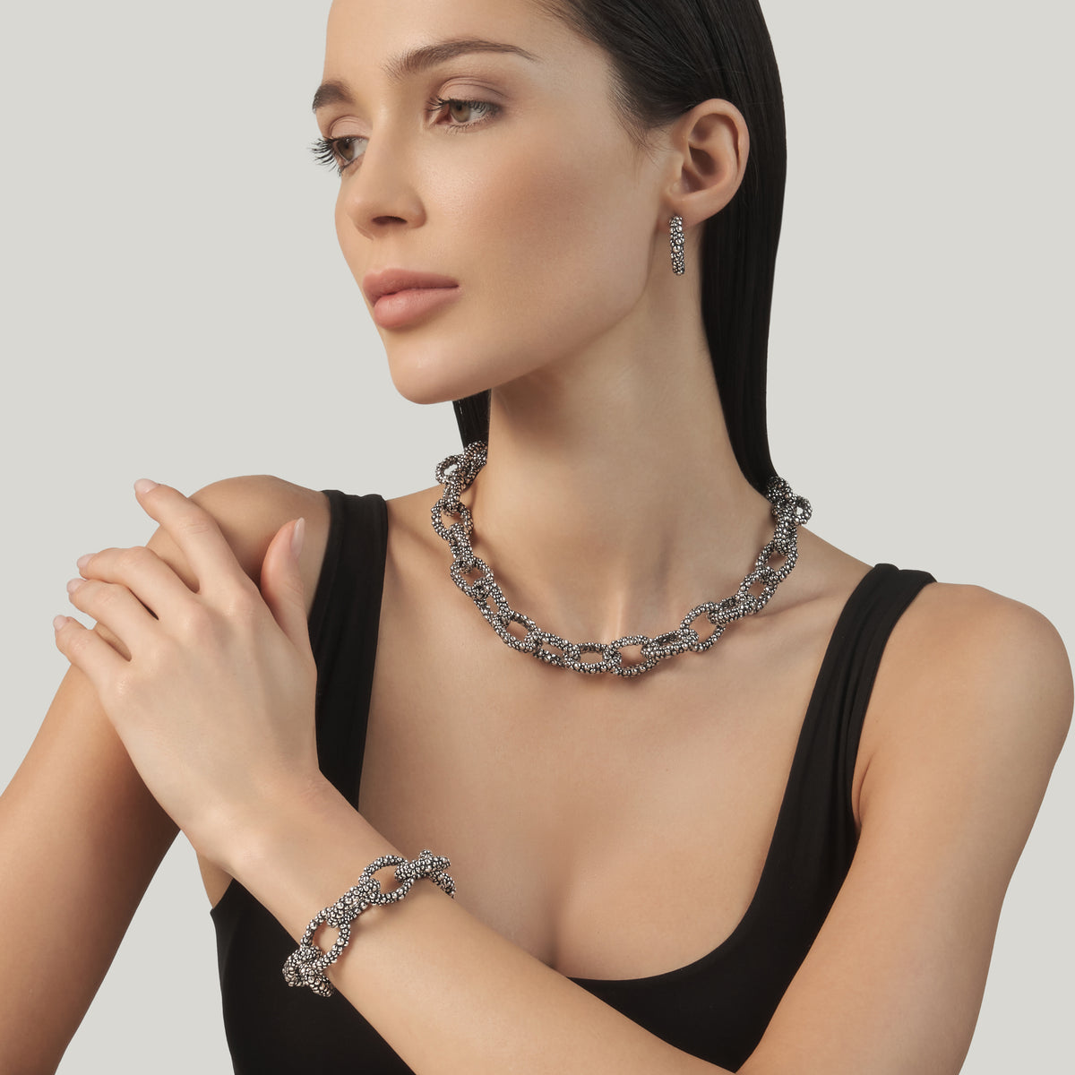 G. Raspini Grand Perlage Earrings, Silber 925 – Ansicht 3