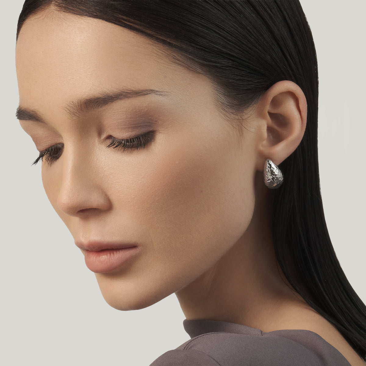 G. Raspini Hammered Droplet small Earrings – Ansicht 2
