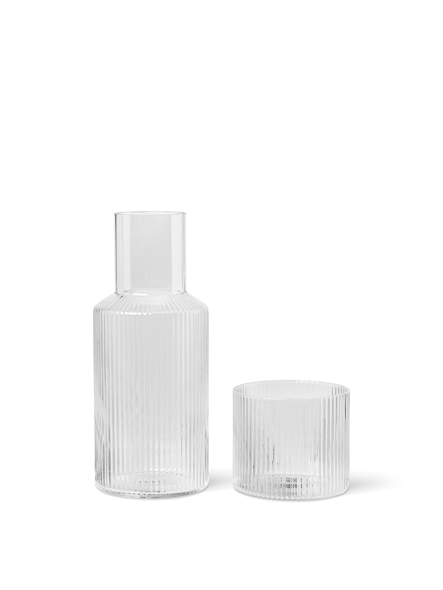Ripple Small Carafe Set - Clear