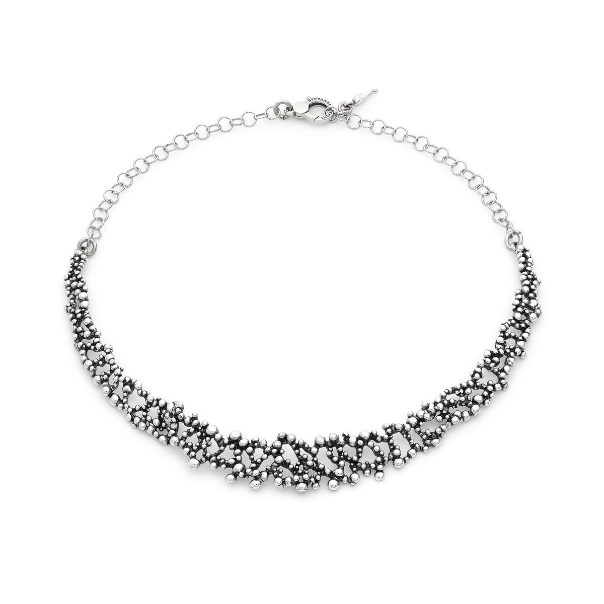 G. Raspini Perlage Necklace 40cm, Silber 925 – Ansicht 1