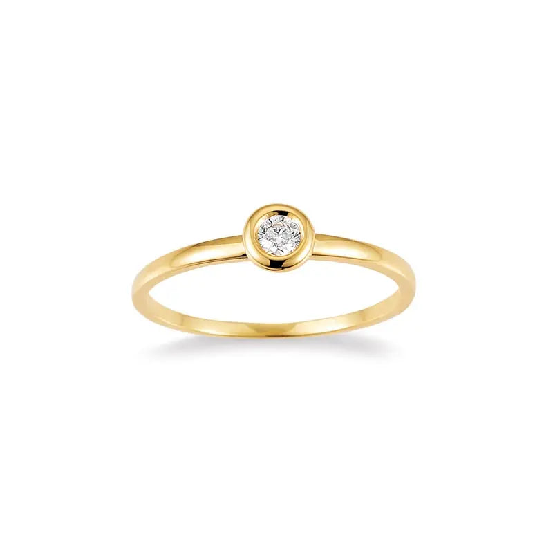 Ring GG/-585 mit Brill., RM 52
