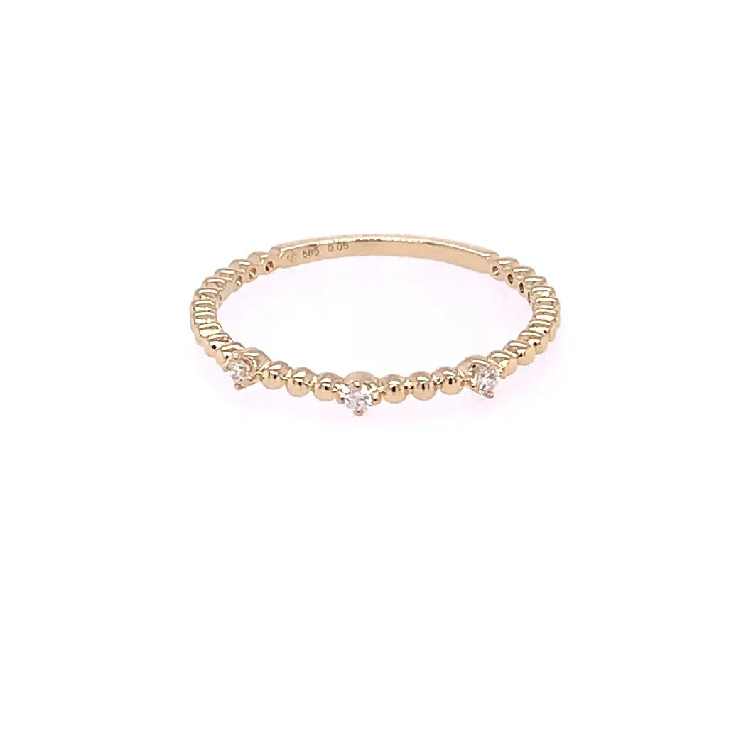 Ring GG/-585 mit Brill. RM 56