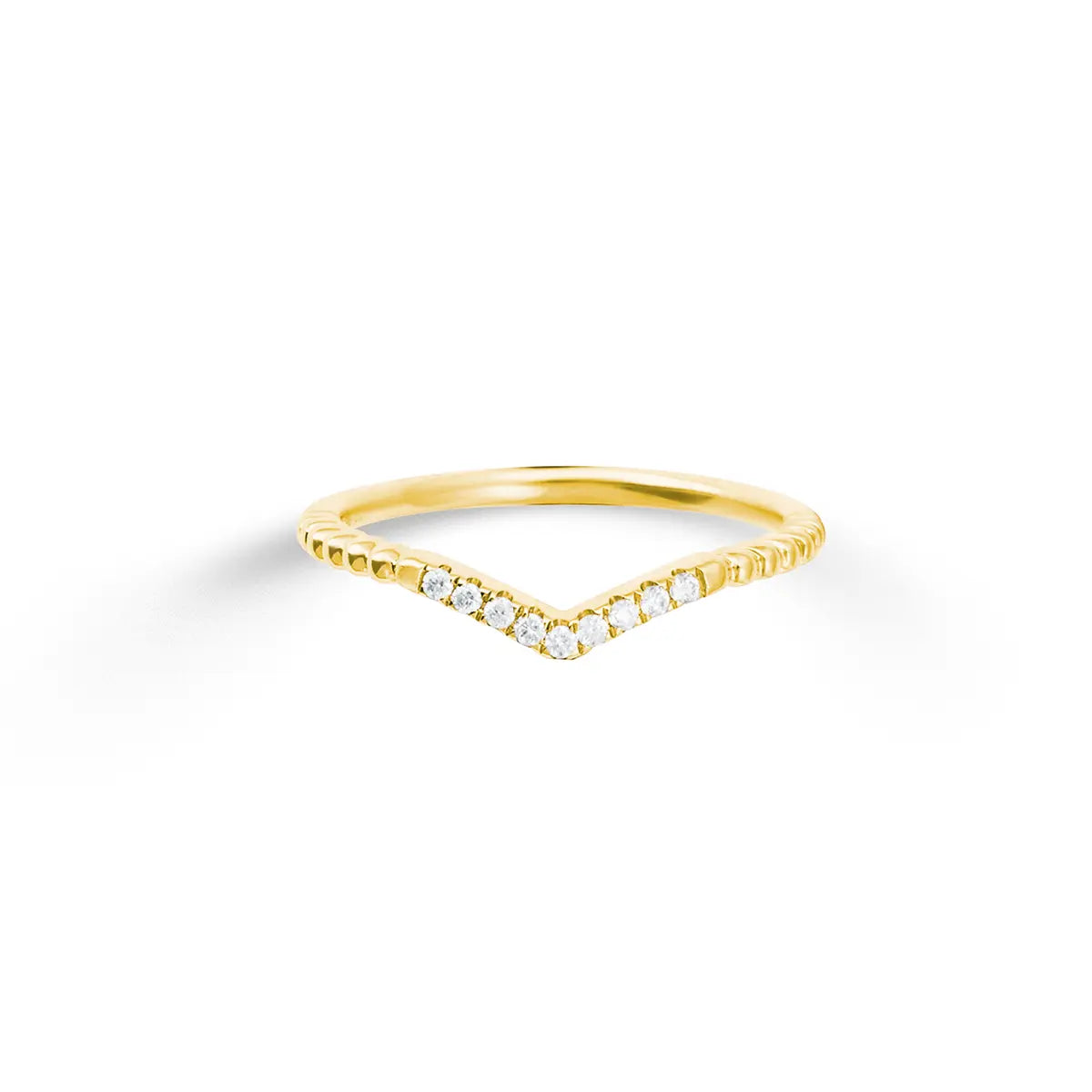 Ring 585/-GG , Brill, RM56
