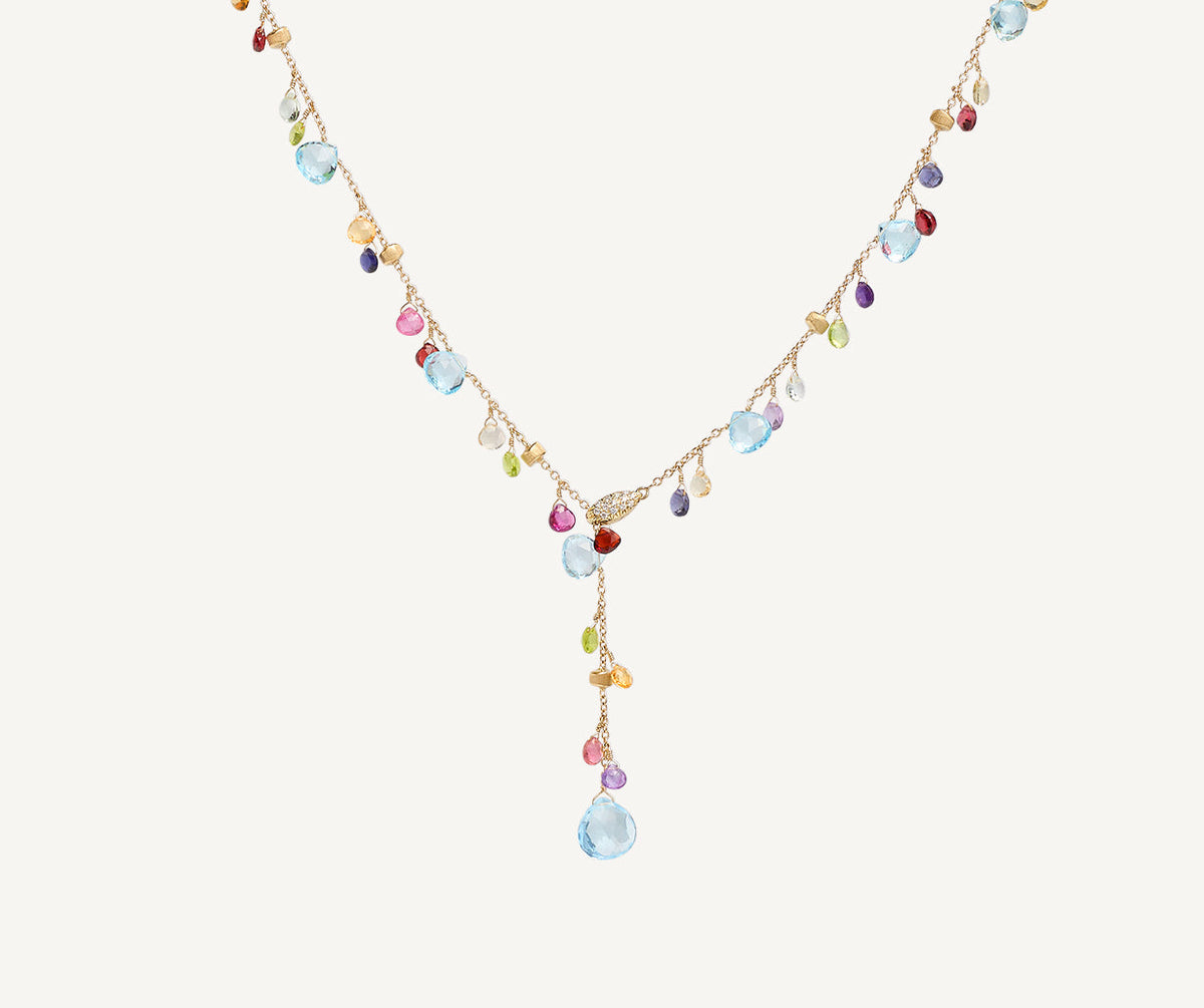 Marco Bicego Paradise Halskette, 18 Karat Gelbgold — Detailansicht 1