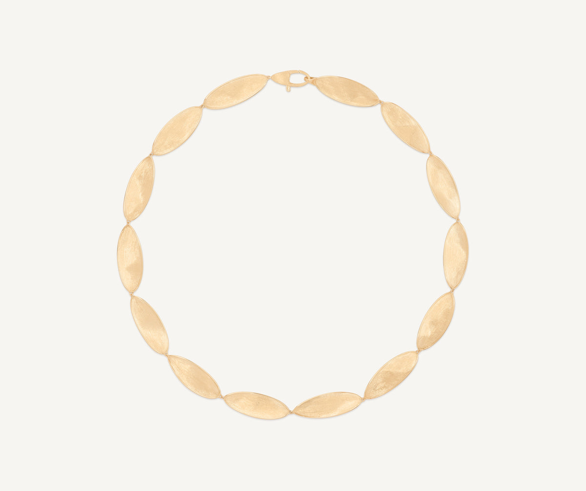 Marco Bicego Lunaria Halskette, 18 Karat Gelbgold — Detailansicht 1