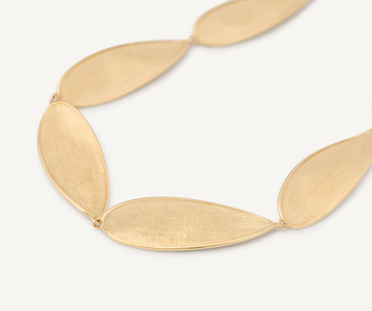 Marco Bicego Lunaria Halskette, 18 Karat Gelbgold — Detailansicht 4