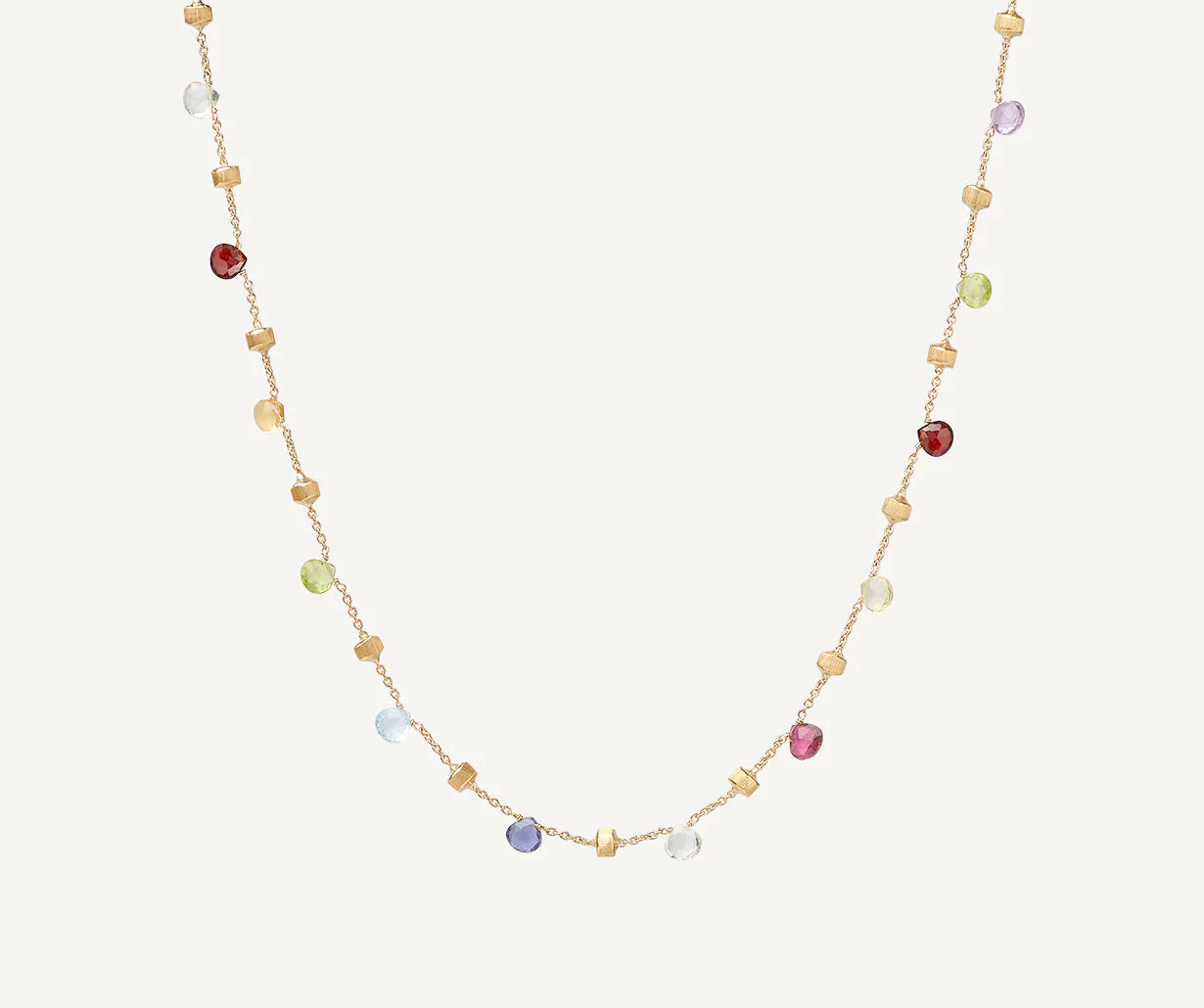 Paradise Halskette aus 18kt Gold mit Mischsteinen Größe EU_41
