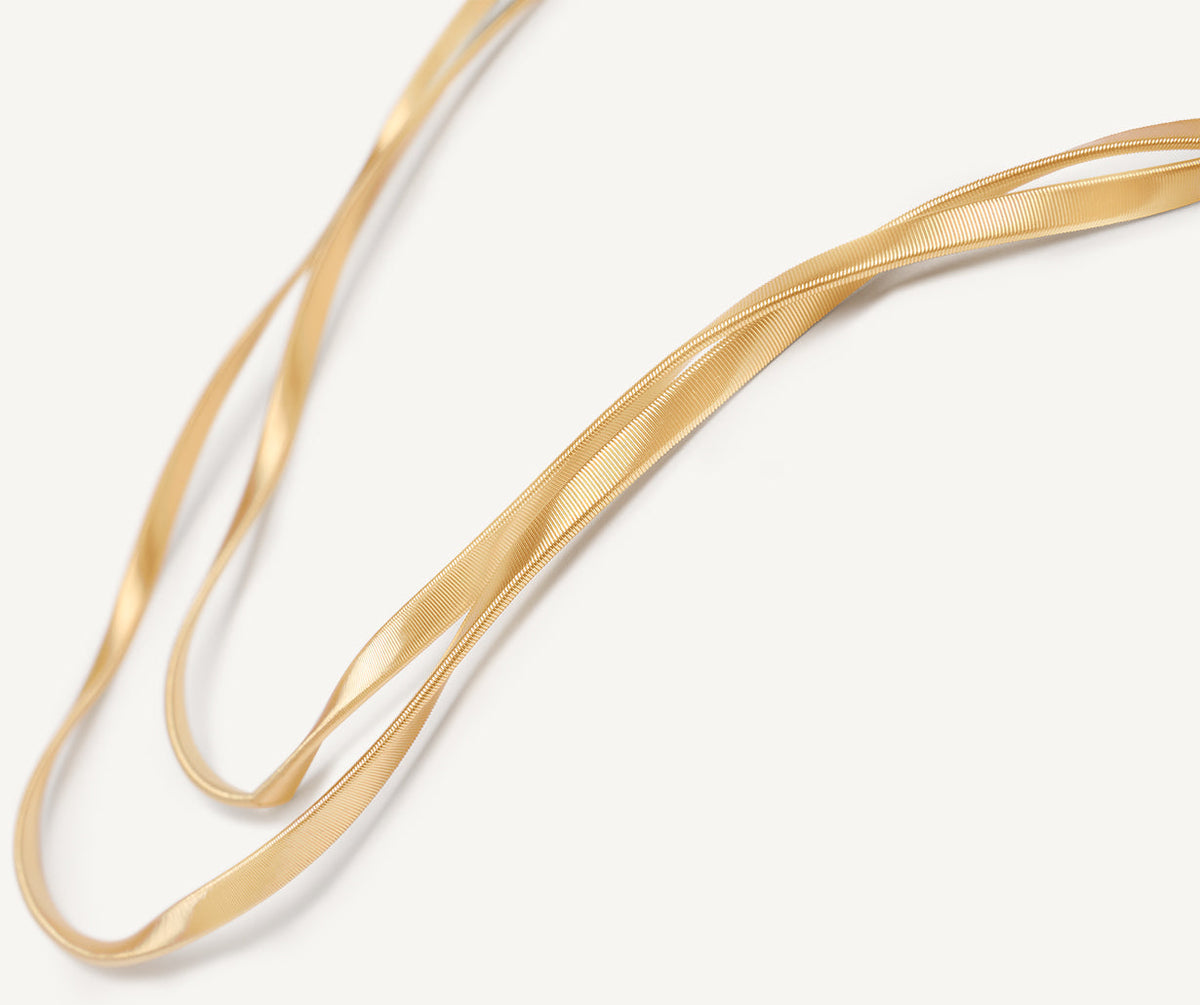 Marco Bicego Marrakech Halskette, 18 Karat Gelbgold — Detailansicht 3