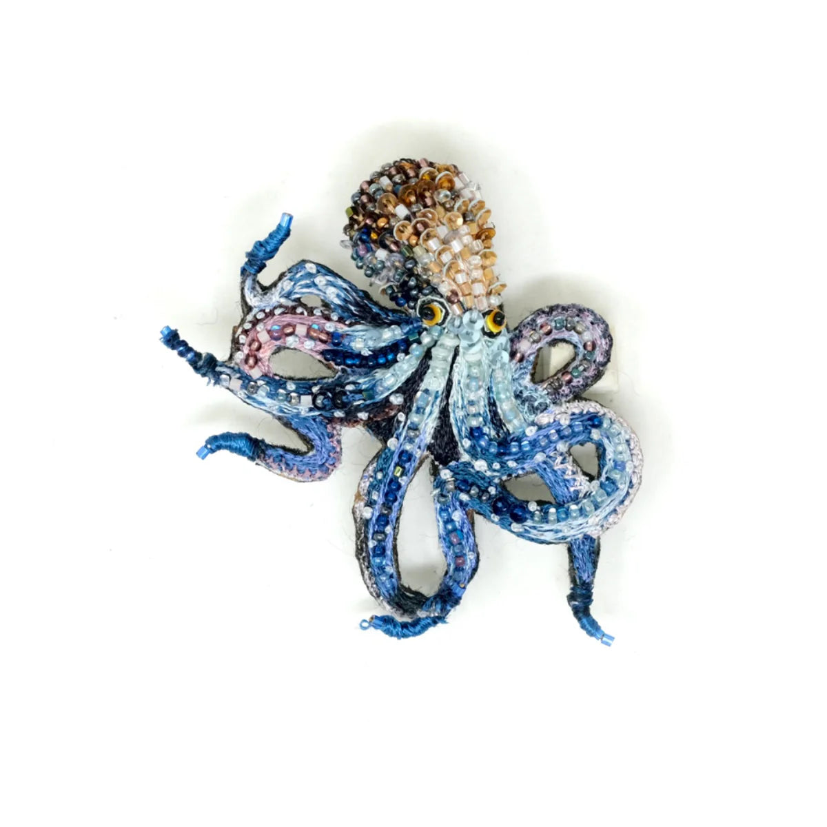 Day Octopus Brooch Pin
