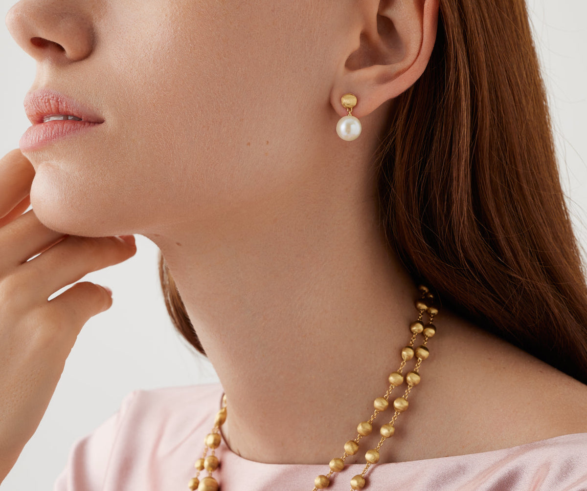 Marco Bicego Africa Ohrringe, 18 Karat Gelbgold — Detailansicht 2
