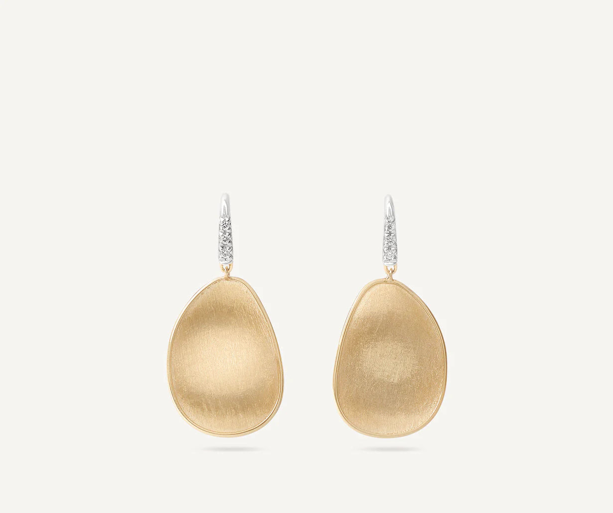 Ohrringe aus 18kt Gold mit Haken und Diamanten (Paar) Größe EU_0