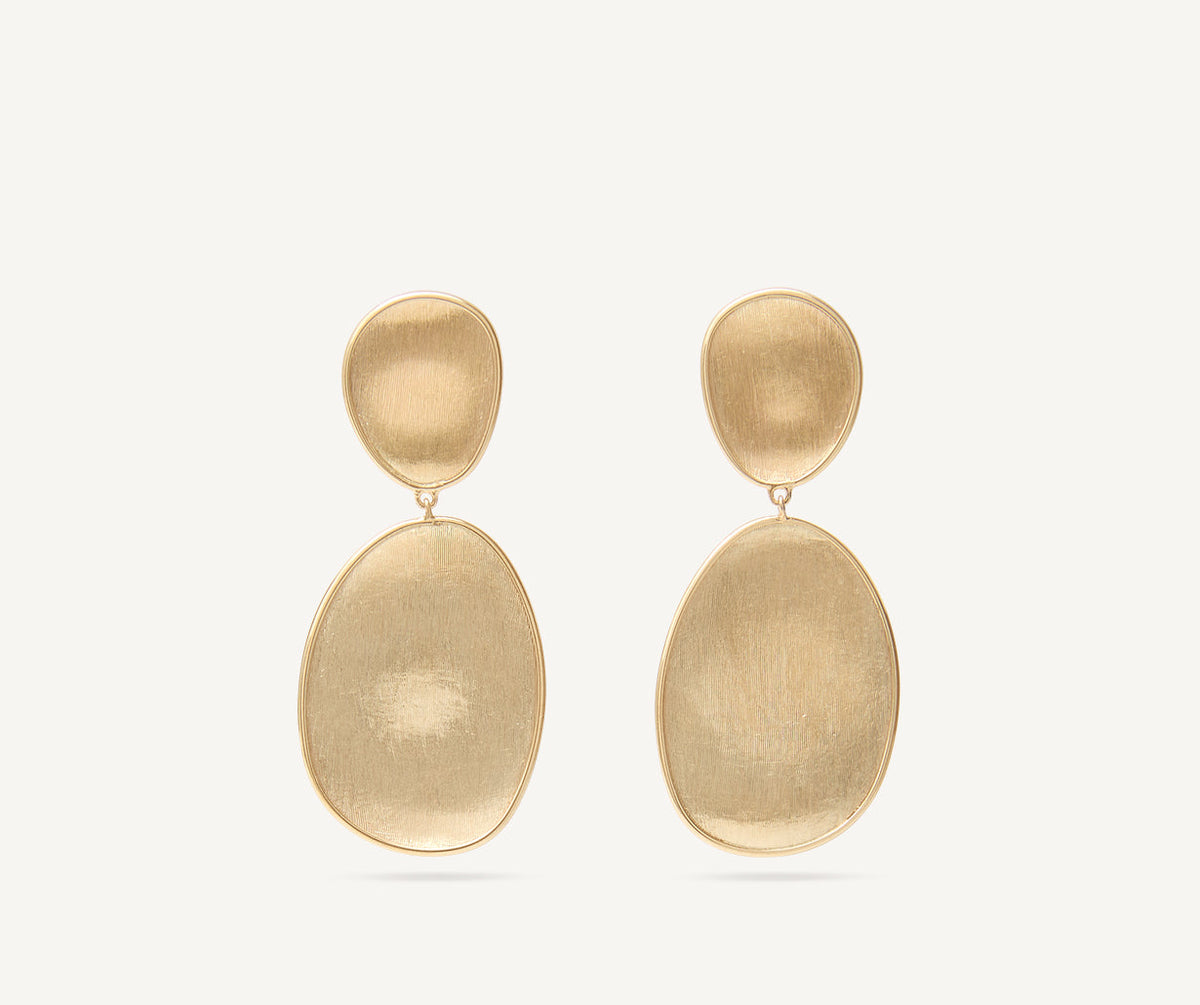 Marco Bicego Lunaria Ohrringe, 18 Karat Gelbgold — Detailansicht 3