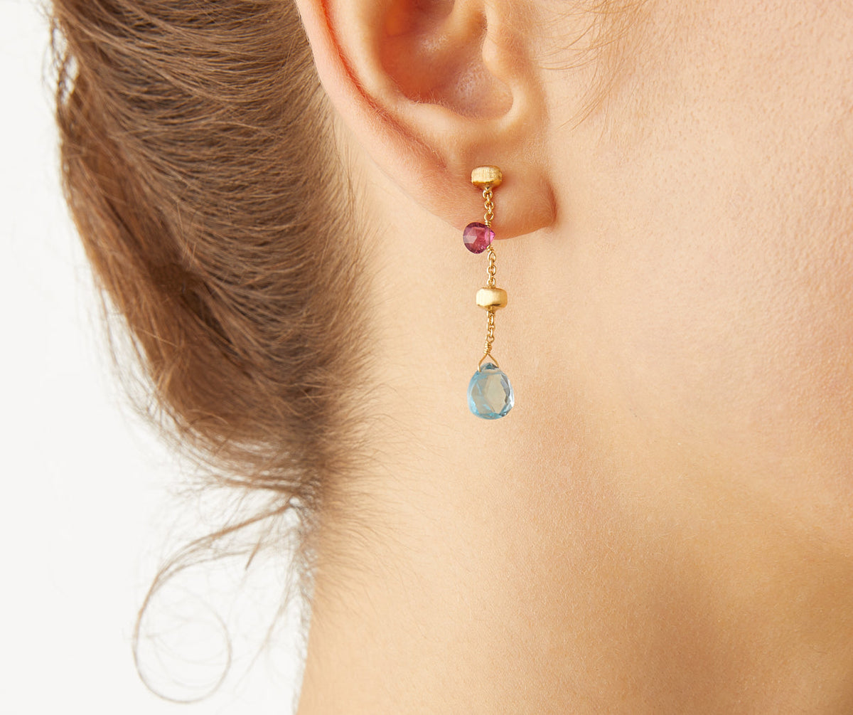 Marco Bicego Paradise Ohrringe, 18 Karat Gelbgold — Detailansicht 2