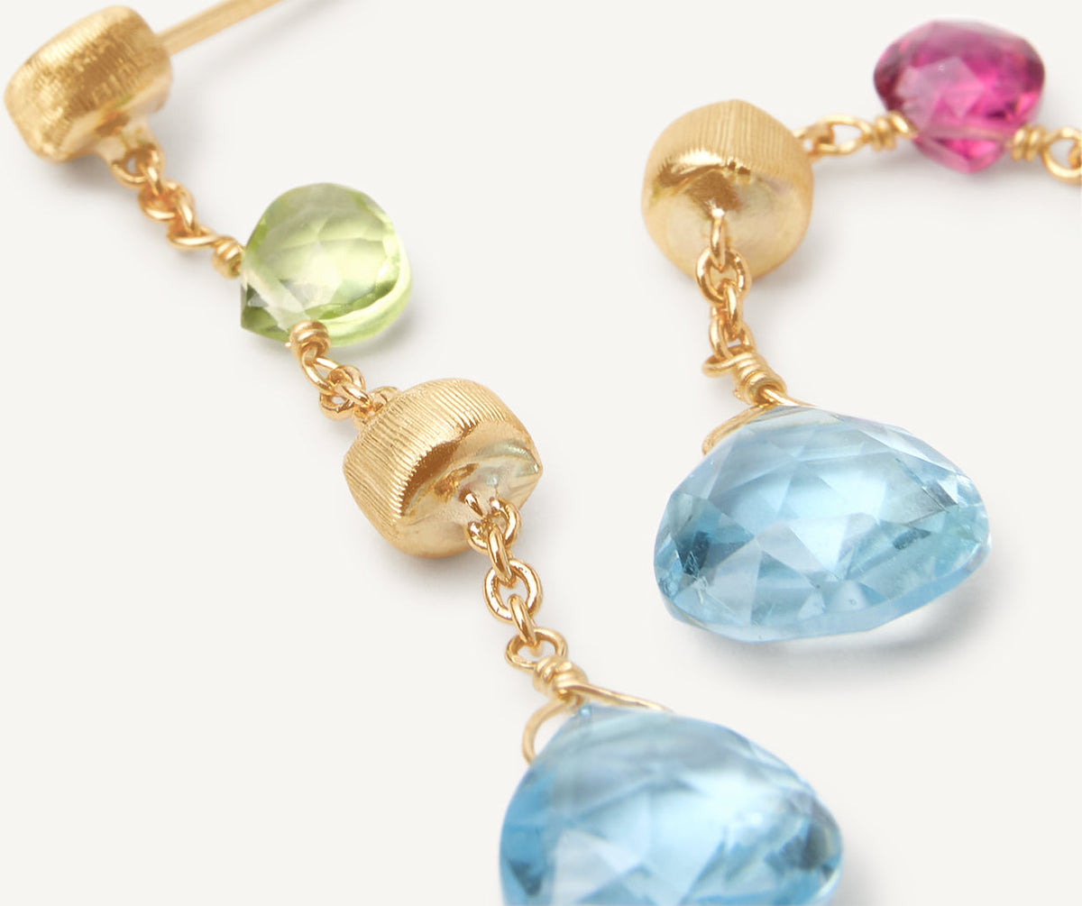 Marco Bicego Paradise Ohrringe, 18 Karat Gelbgold — Detailansicht 3