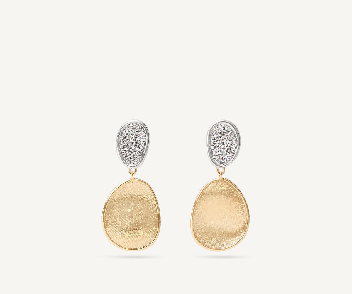 Marco Bicego Lunaria Ohrringe, 18 Karat Gelbgold — Detailansicht 1