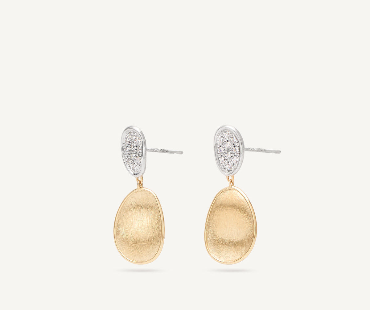 Marco Bicego Lunaria Ohrringe, 18 Karat Gelbgold — Detailansicht 4