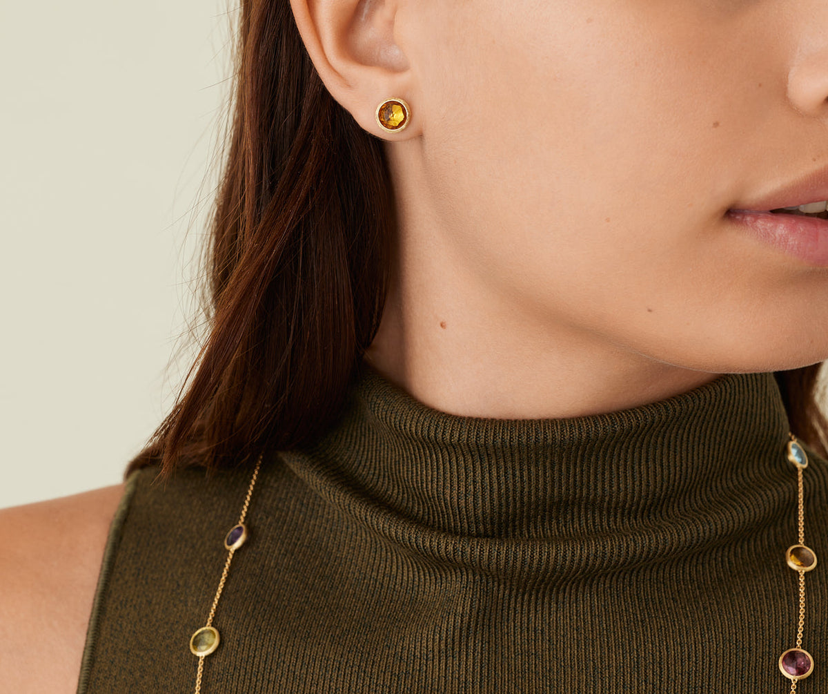 Marco Bicego Jaipur Color Ohrringe, 18 Karat Gelbgold — Detailansicht 2