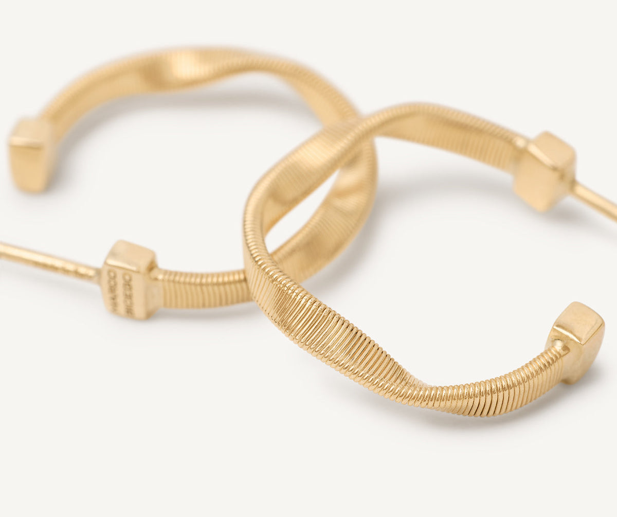 Marco Bicego Marrakech Ohrringe, 18 Karat Gelbgold — Detailansicht 2