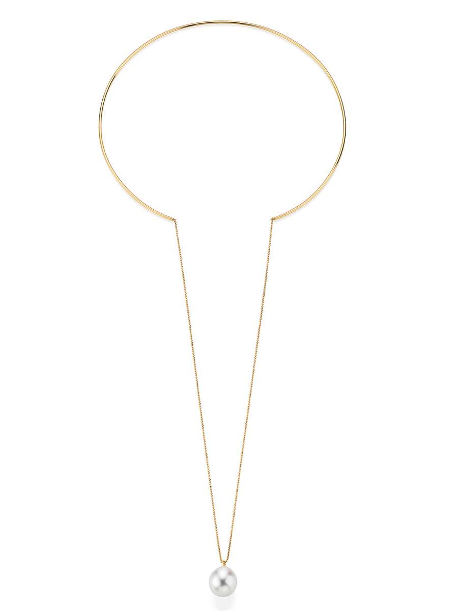 Yana Nesper Halsreif, Gold 750 Gelb – Open Mind – Ansicht 3
