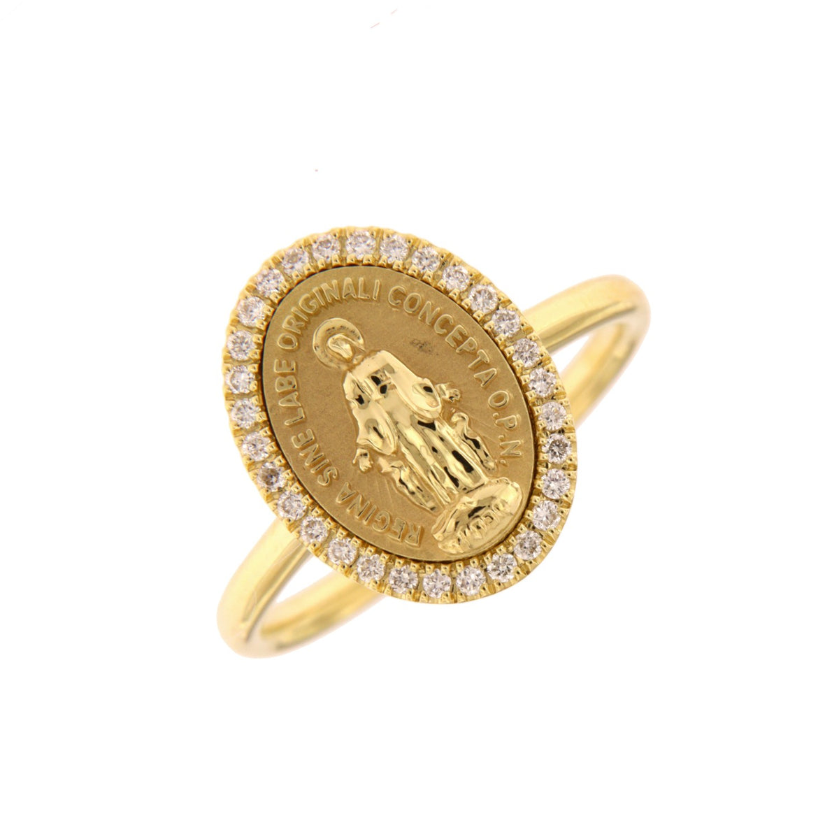 Alberti Ring Madonna GG 750/- , 0,16 ct