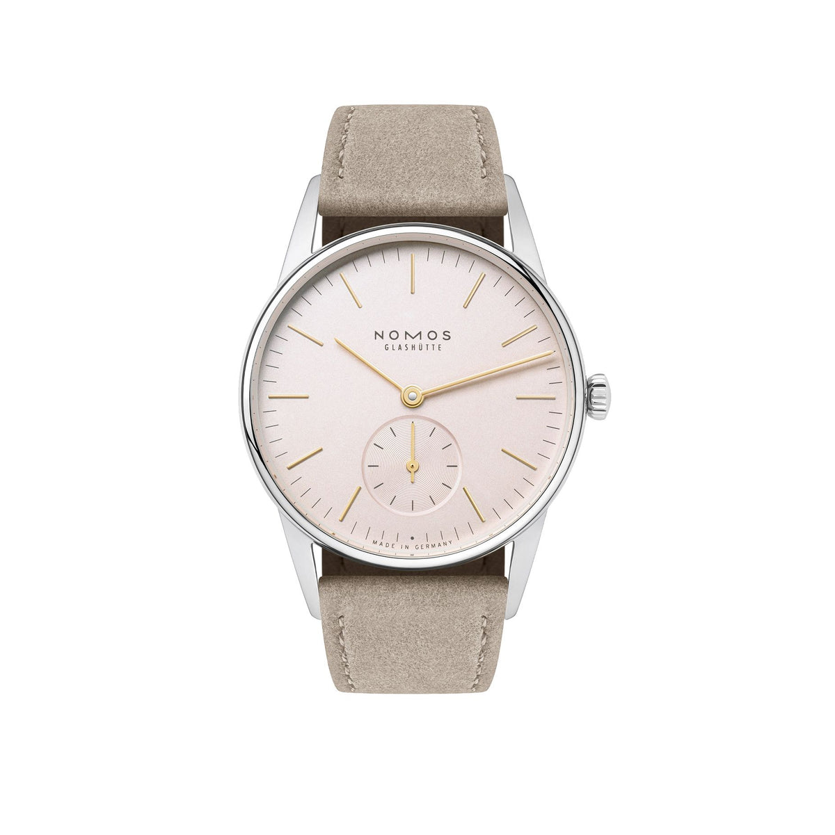 Nomos Orion 33 rosé Stahlboden – Ansicht 1