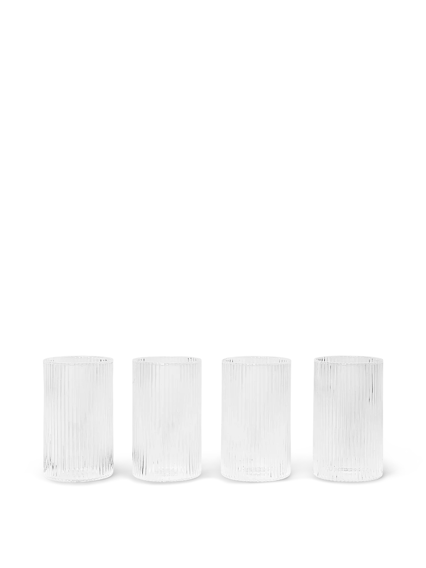 Ripple Verrines - Set of 4 - Clear