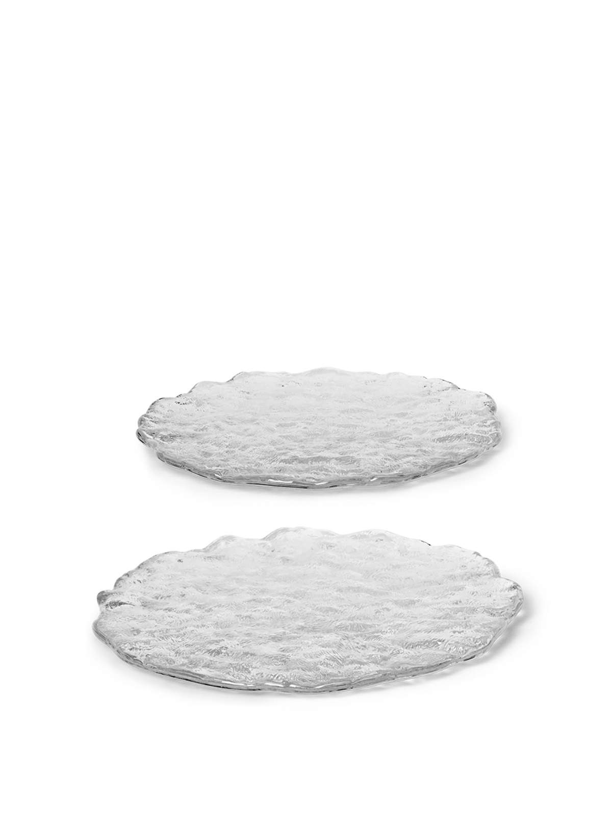 Ferm Living Momento Glass Stones - L - Set of 2 - Clear