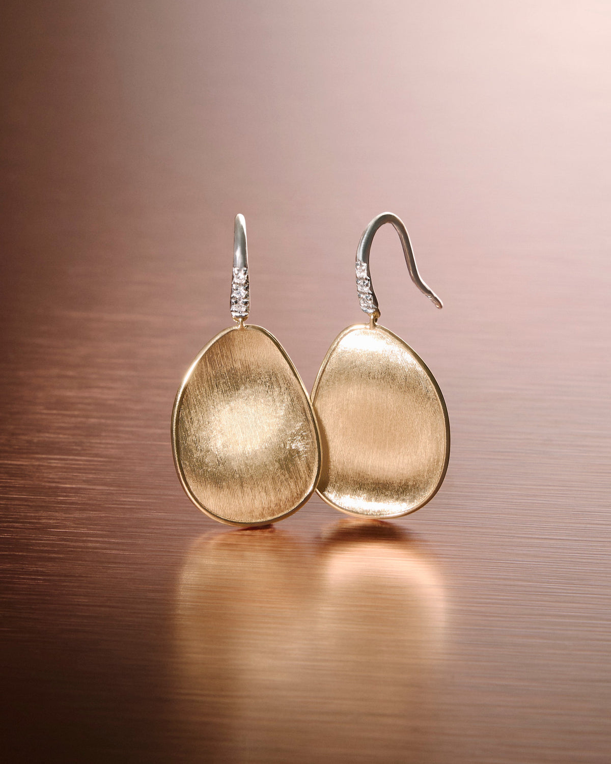 Marco Bicego Lunaria Ohrringe, 18 Karat Gold — Detailansicht 2