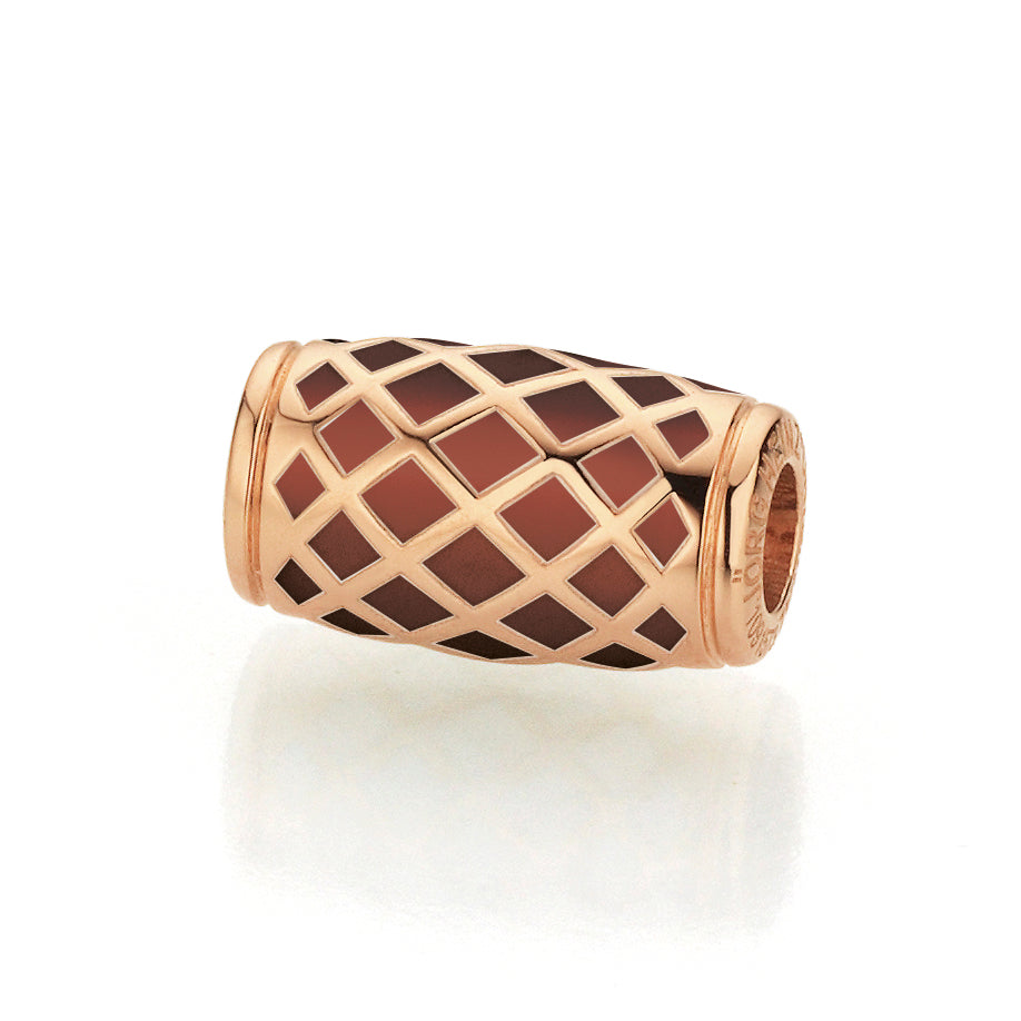 Tönnchen/Barrel "Raute" mit Kaltemaille 750/-RG