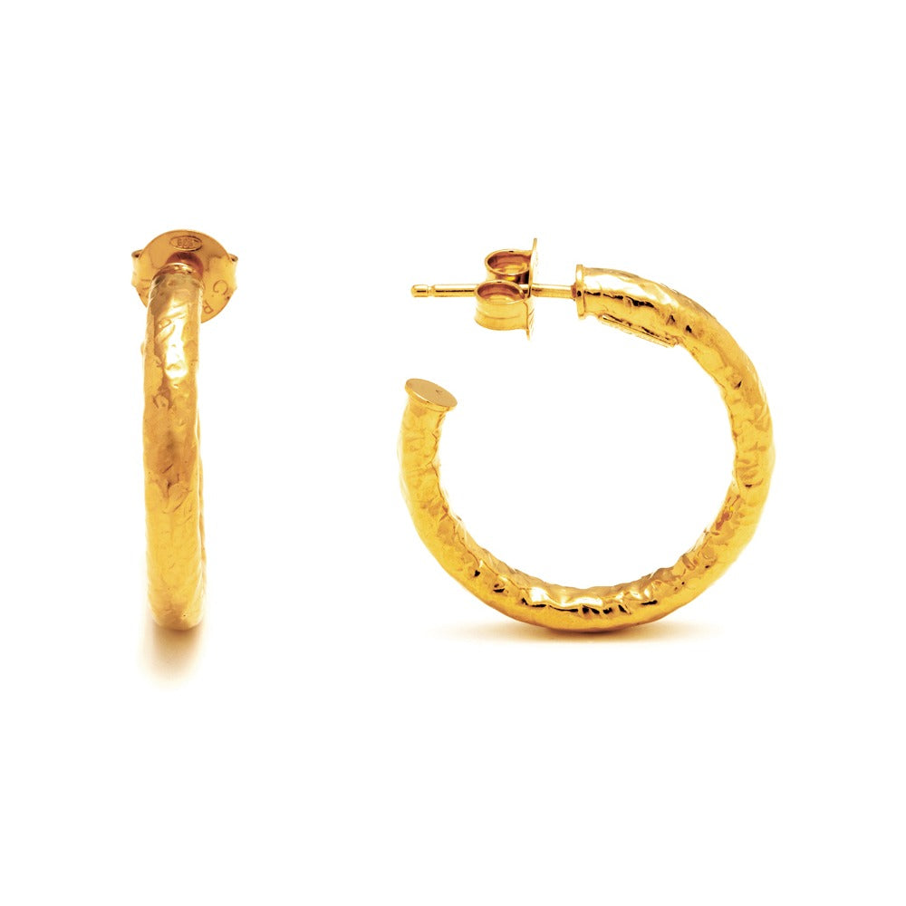 G. Raspini Gold Plated Rock Light Mini Earrings – Ansicht 3
