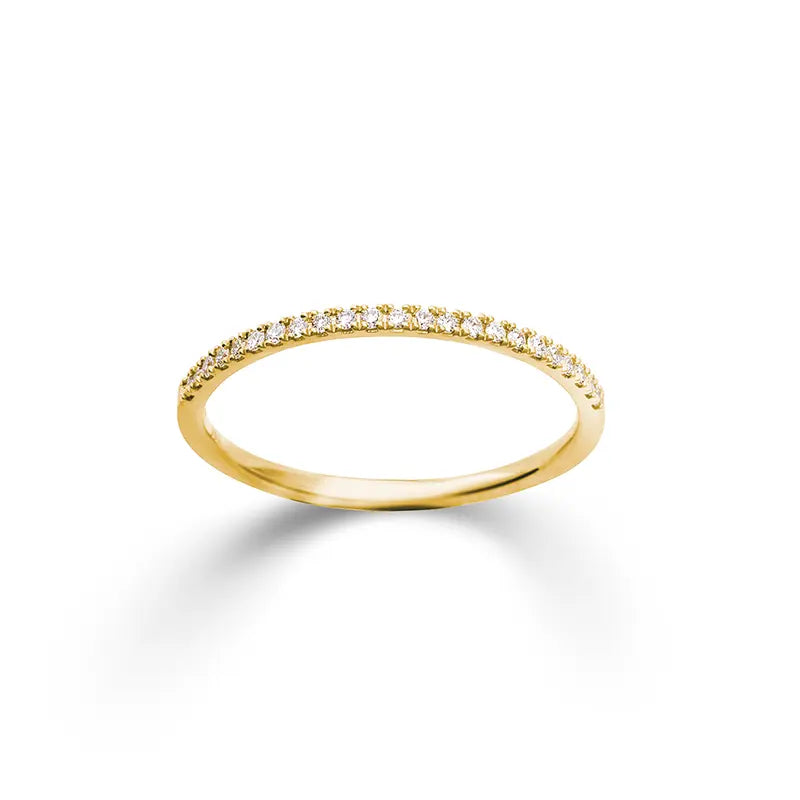 Ring GG/-585 mit Brill.,56