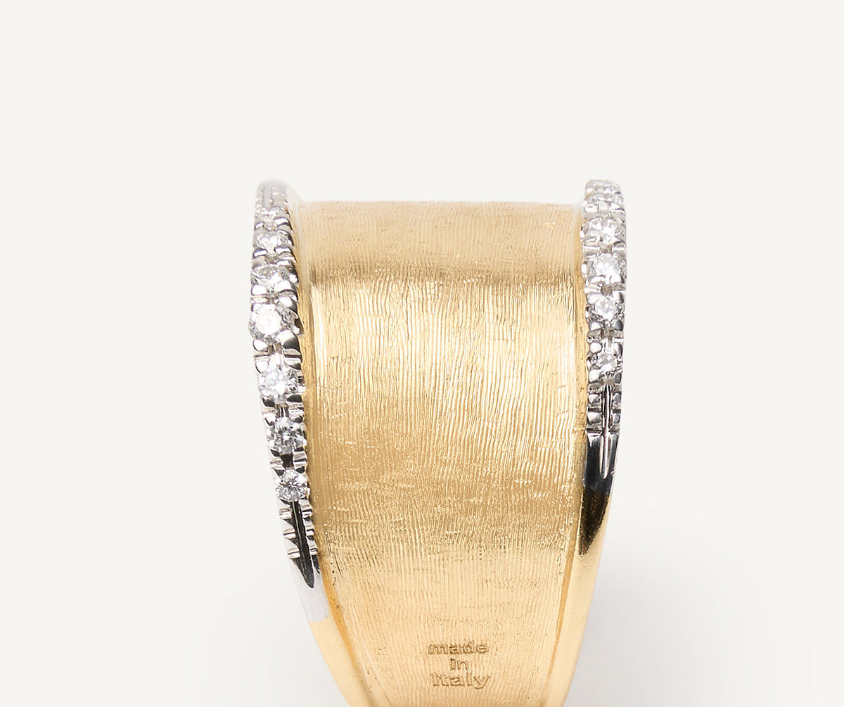 Marco Bicego Lunaria Ring, 18 Karat Gelbgold — Detailansicht 3
