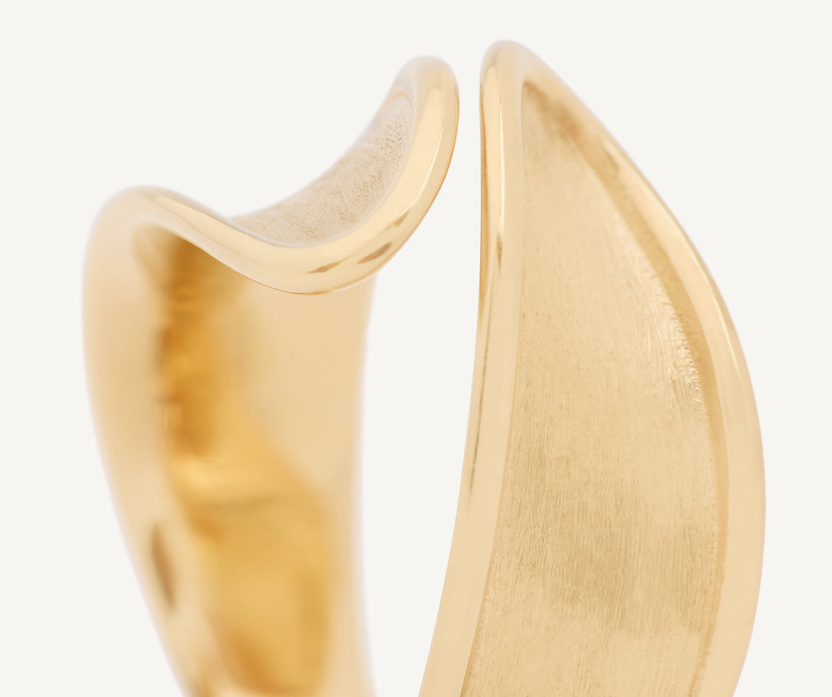 Marco Bicego Lunaria Twist Ring, 18 Karat Gelbgold — Detailansicht 3