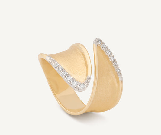 Marco Bicego Lunaria Twist Ring, 18 Karat Gelbgold — Detailansicht 1