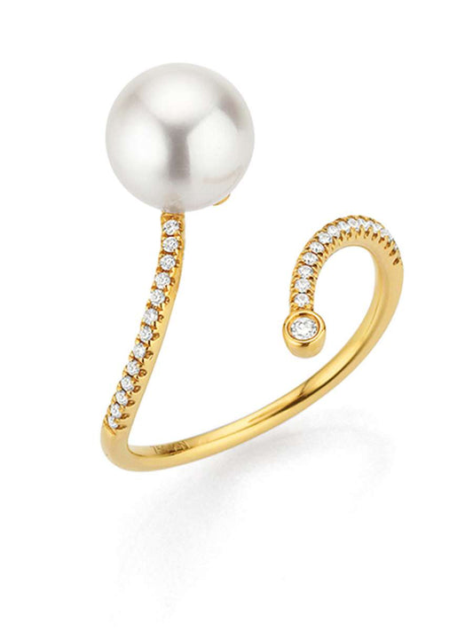 Ring mit Diamanten, Gold 750 Gelb – Appassionata