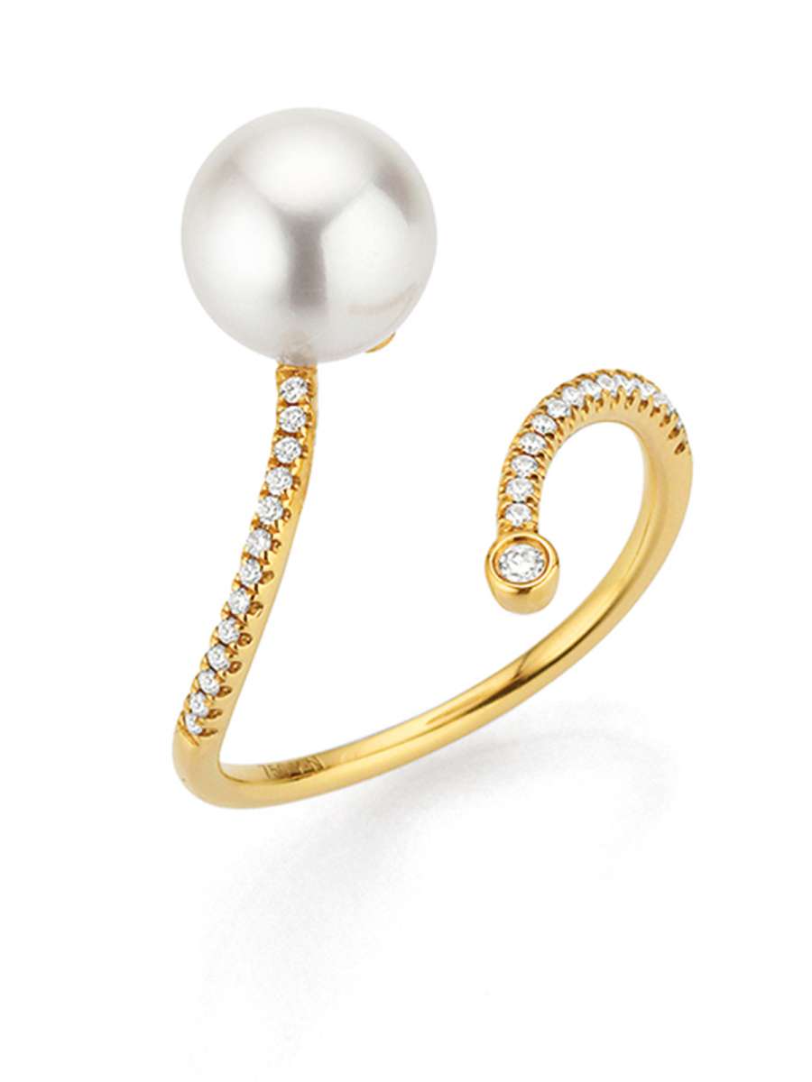 Yana Nesper Ring mit Diamanten, 750 Gelbgold – Appassionata – Ansicht 1