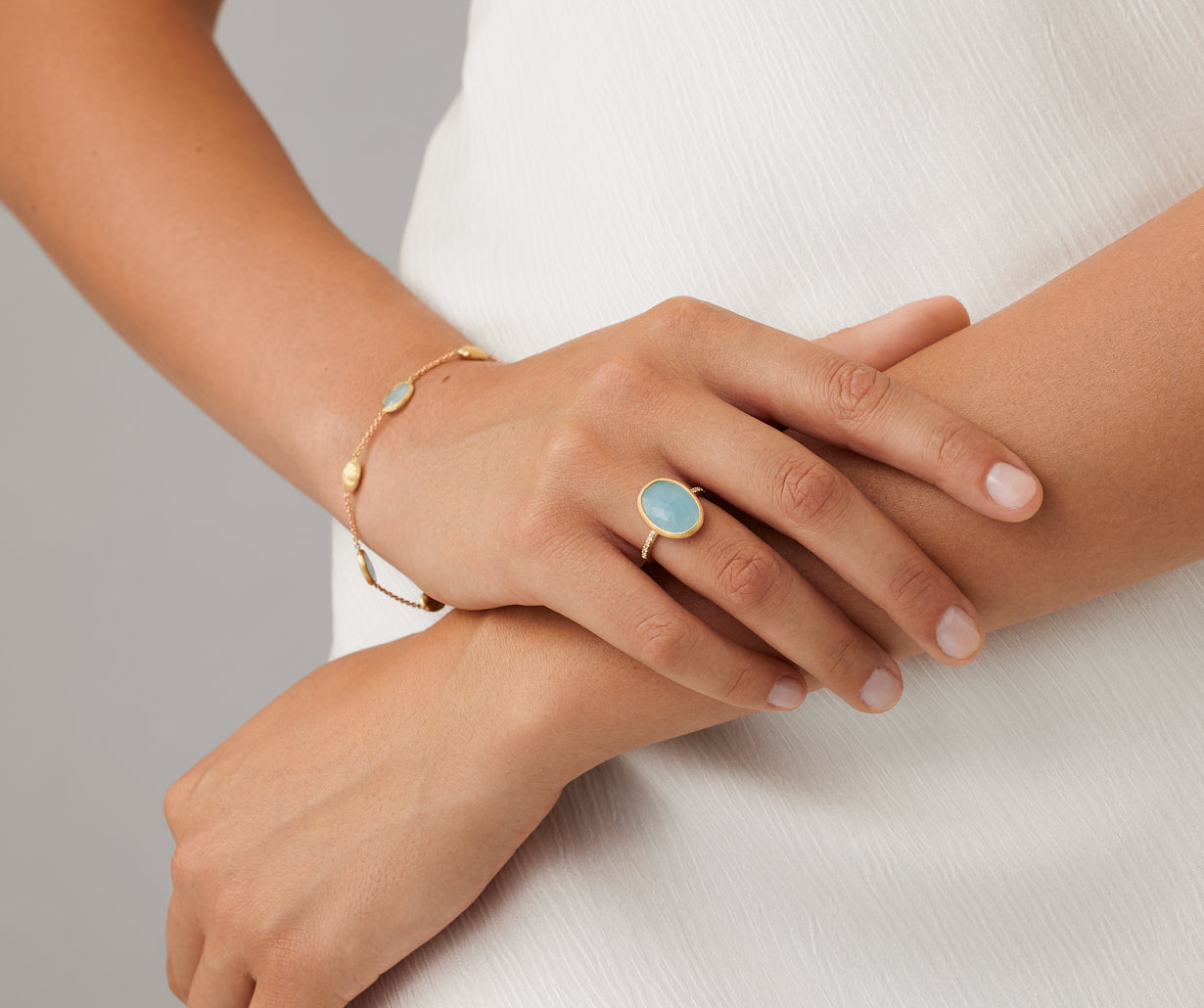 Marco Bicego Siviglia Armband, 18 Karat Gelbgold — Detailansicht 4