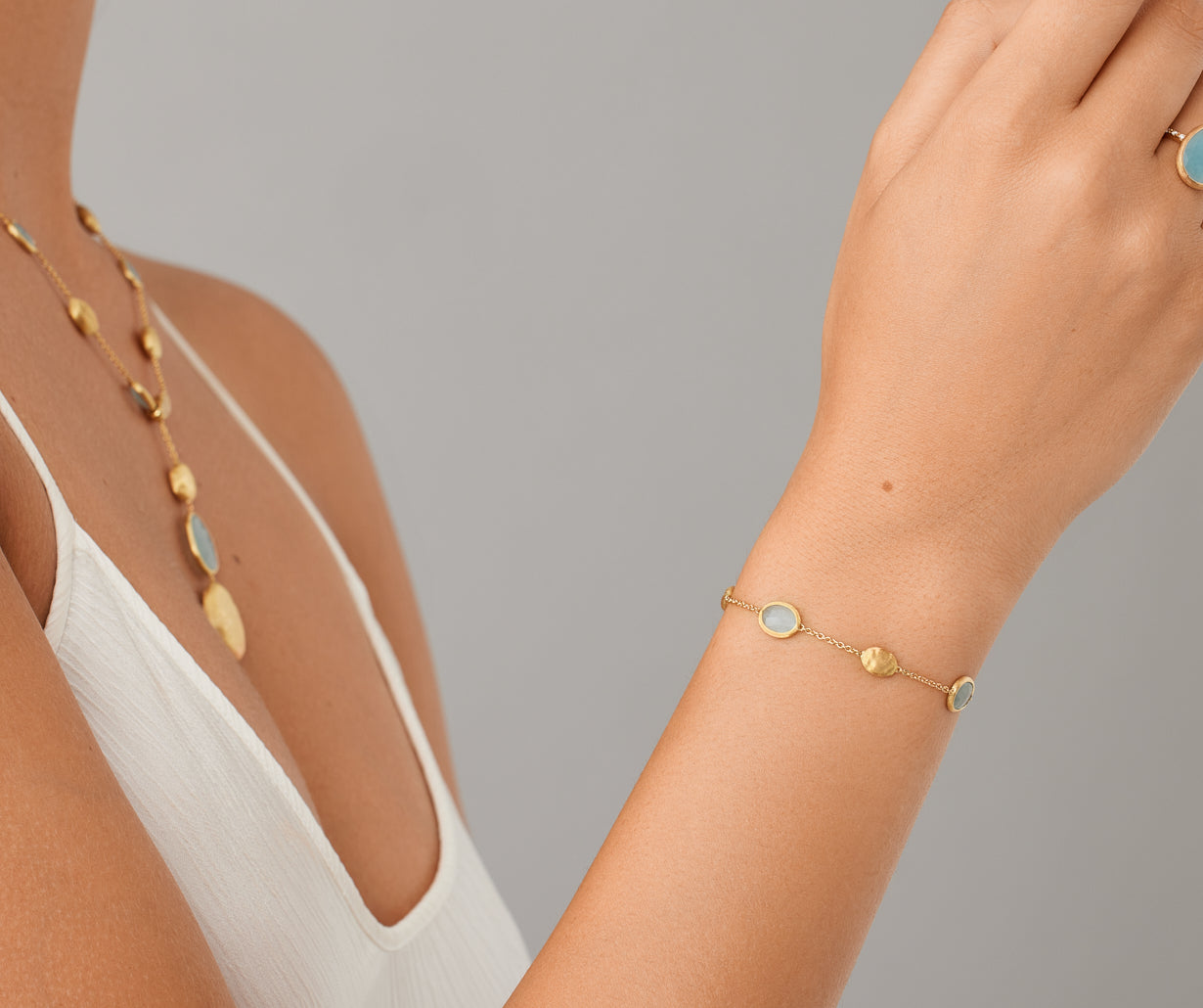 Marco Bicego Siviglia Armband, 18 Karat Gelbgold — Detailansicht 2