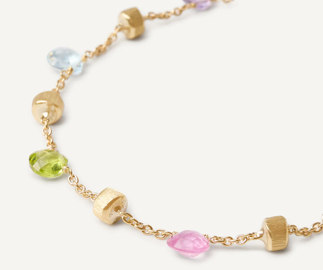 Paradise Armband aus 18kt Gold mit Mischsteinen Größe EU_18