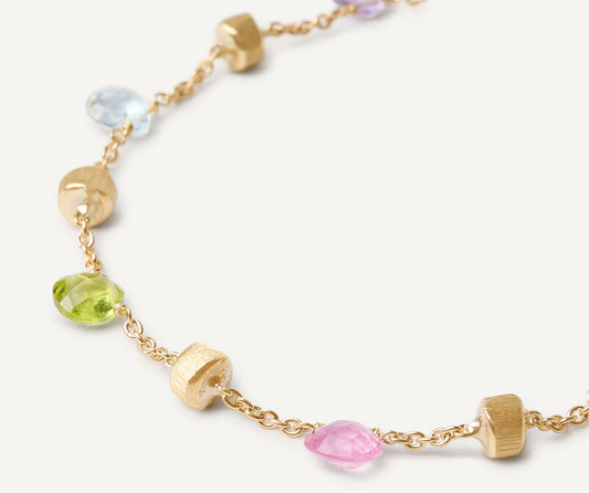 Paradise Armband aus 18kt Gold mit Mischsteinen Größe EU_18