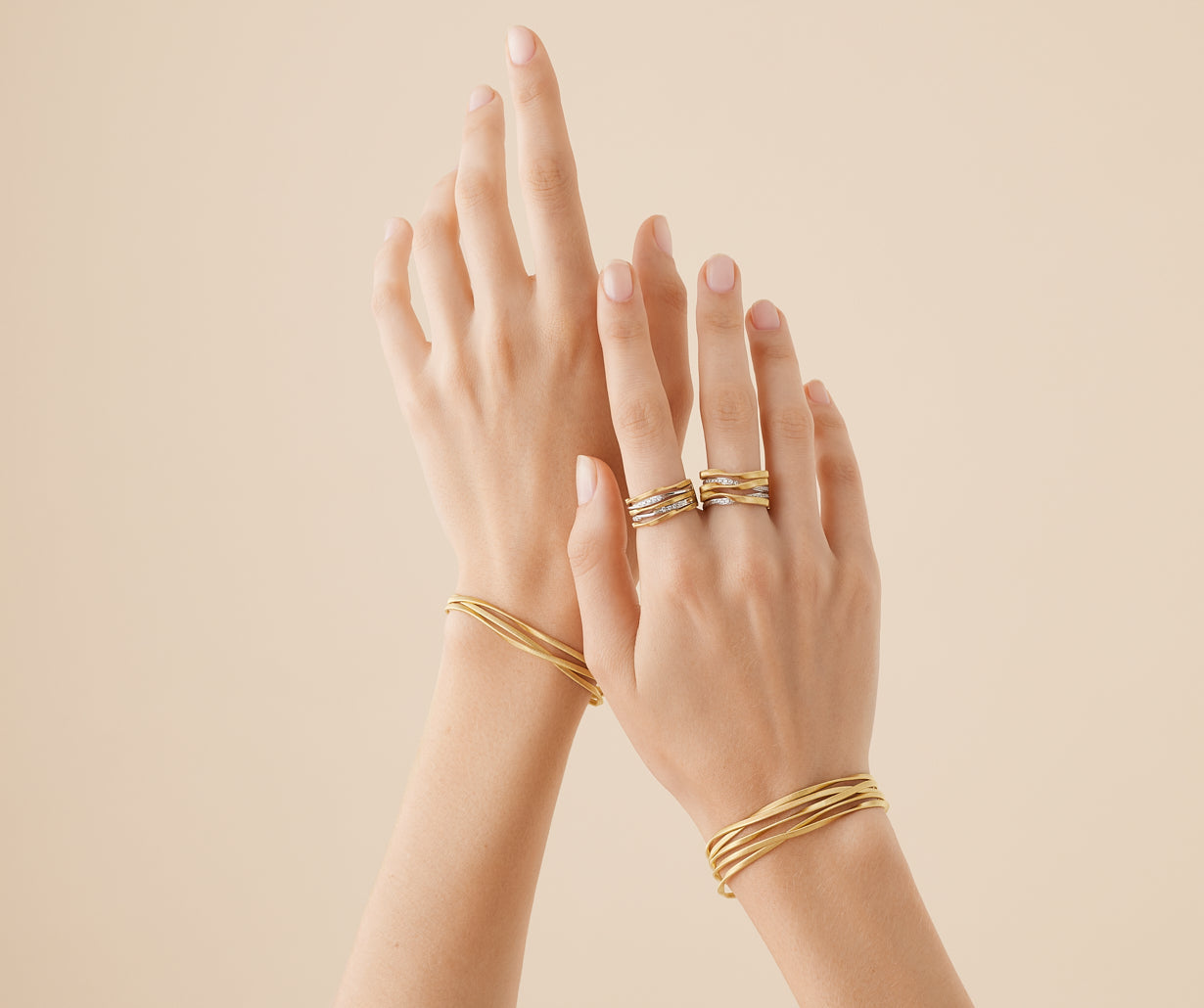 Marco Bicego Marrakech Armband, 18 Karat Gelbgold — Detailansicht 4