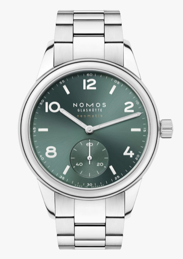 Nomos Club Sport neomatik petrol Stahlboden