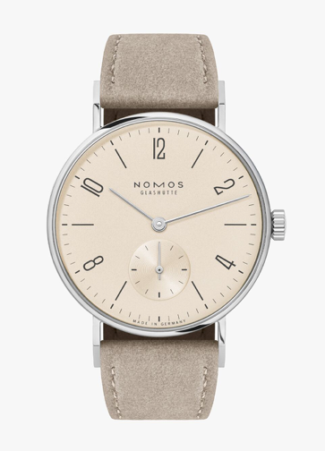 Nomos Tangente 33 champagner Stahlboden