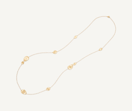 Marco Bicego Lunaria Halskette, 18 Karat Gelbgold — Detailansicht 1