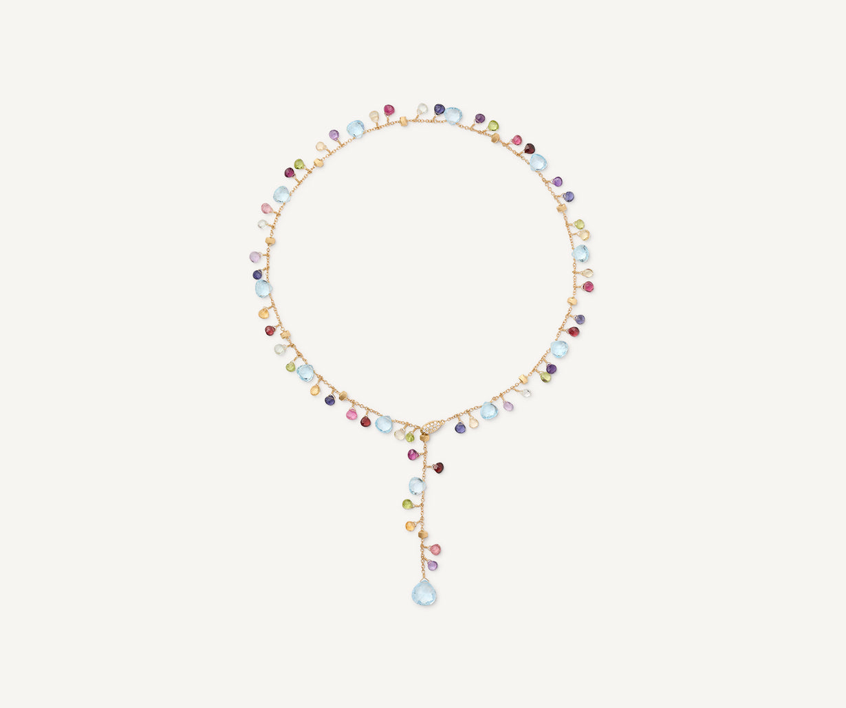 Marco Bicego Paradise Halskette, 18 Karat Gelbgold — Detailansicht 4